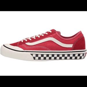 Vans Style 36 Decon Sf Red Checkered Mens Sz 10.5